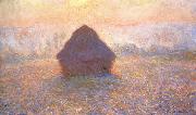 Claude Monet Grainstack,Sun in the Mist USA oil painting artist